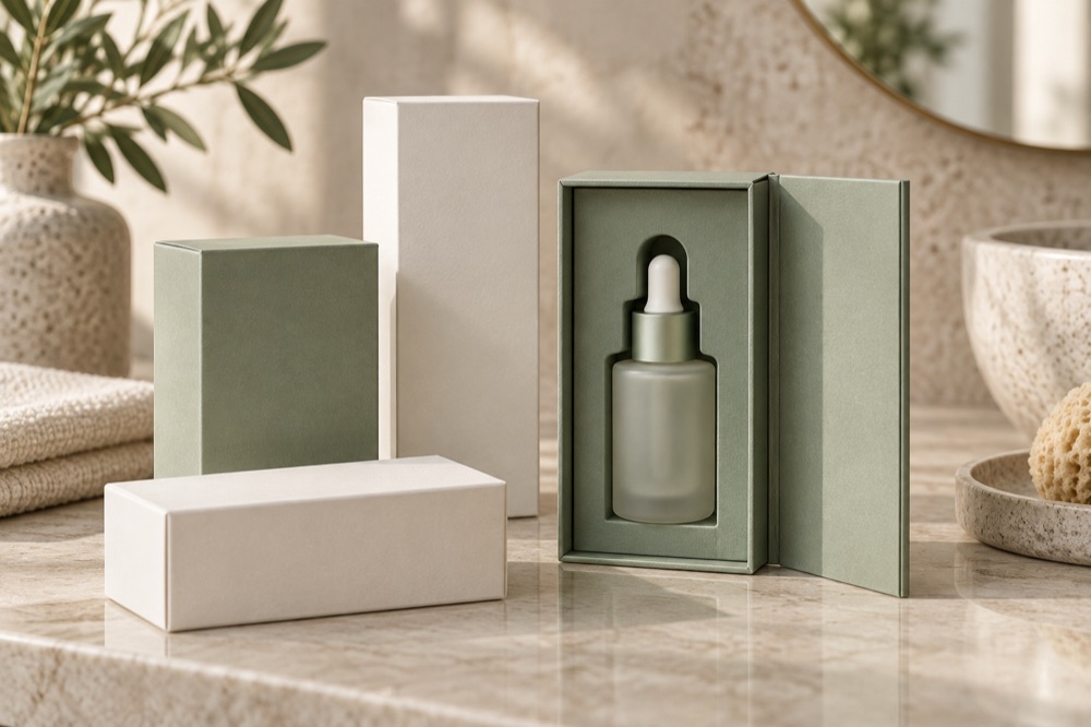 Cosmetic Paper Boxes — structure and style inspiration scene