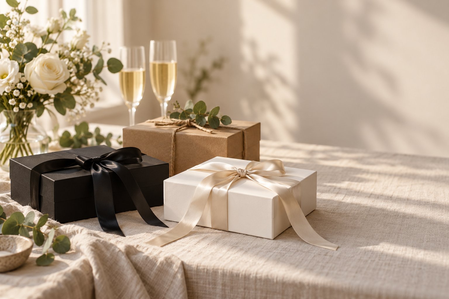 Wedding & Bridesmaid Gift Boxes — structure and style inspiration scene