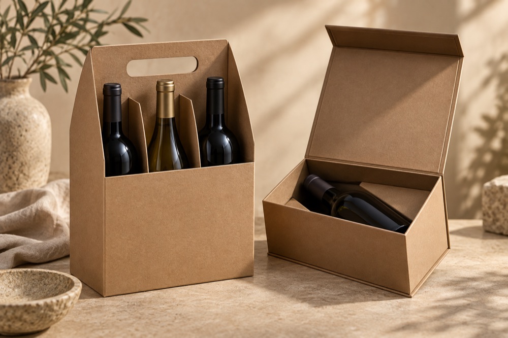 Wine & Beer Packaging Boxes — structure and style inspiration scene