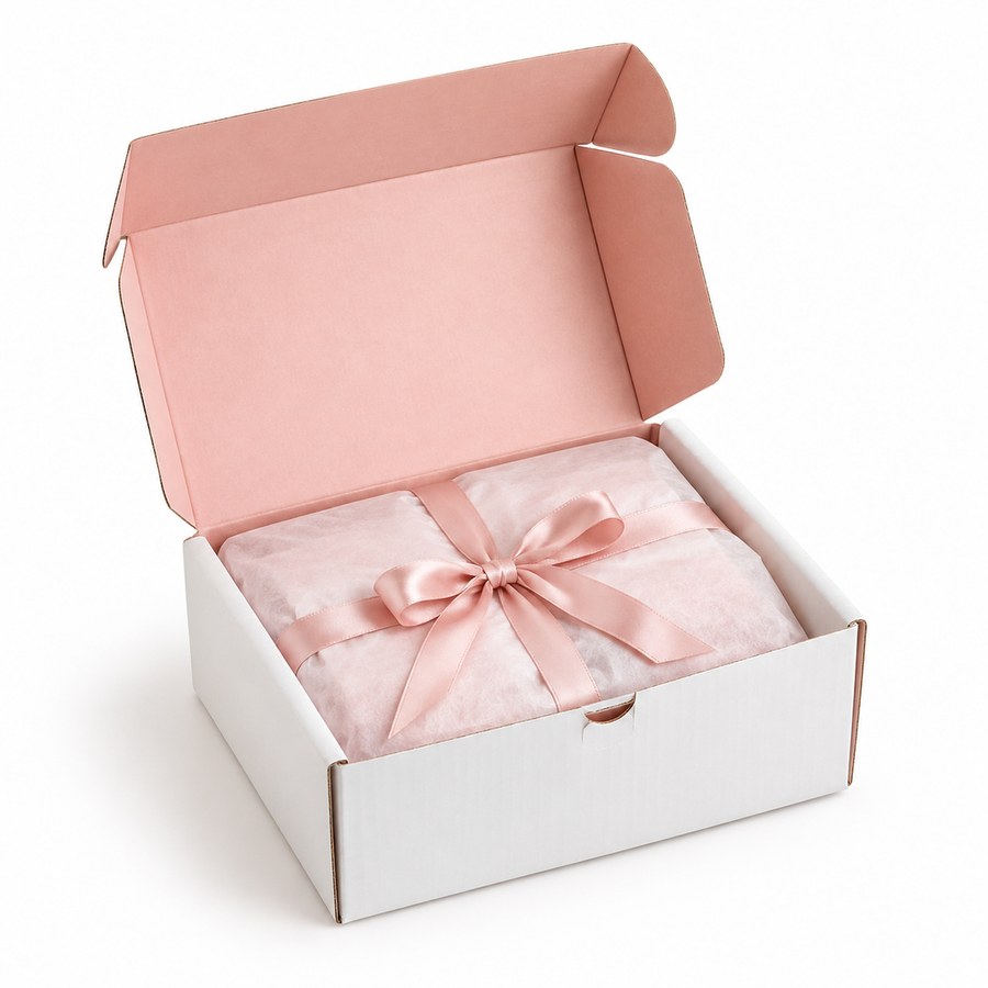 Printed Corrugated Bridesmaid & Wedding Gift Mailer Box