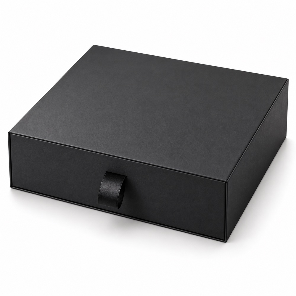 High-End Electronic Device Magnetic Packaging Box with Satin Pull-Tab