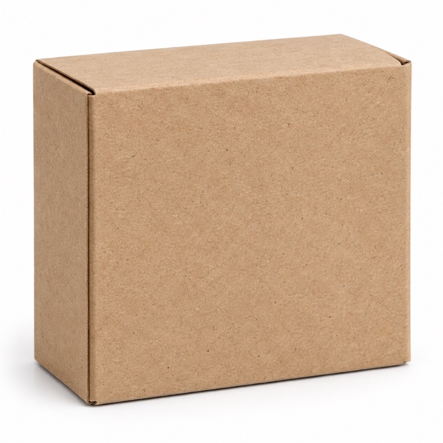 Recycled Kraft Soap & Shampoo Bar Box with Zero Plastic Coating