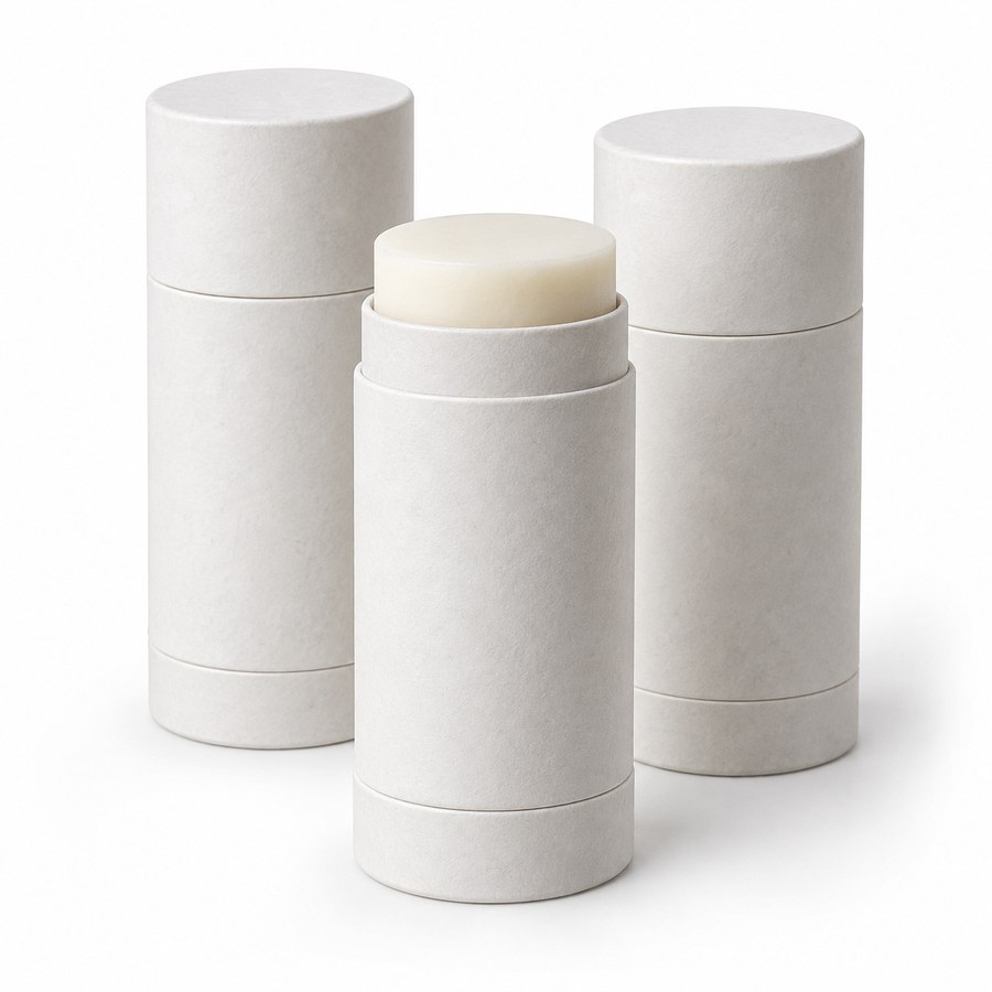 Recycled Paper Tube for Deodorant Sticks & Push-Up Packaging