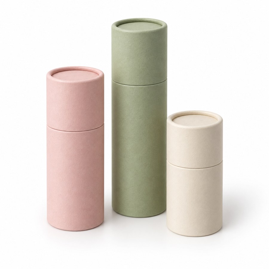 Slim Paper Tube Box for Lip Balm & Makeup